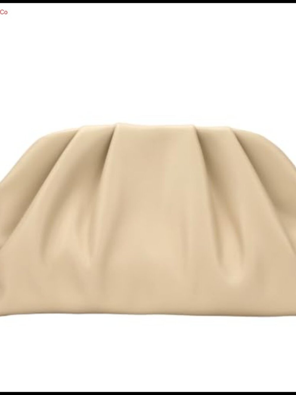 Pleated PU Leather Evening Clutch Convertible Chain Shoulder Bag Wedding Party